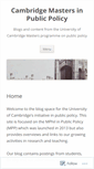 Mobile Screenshot of cambridgemppblog.org